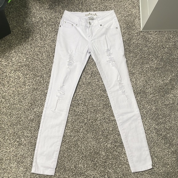 Para jeans white ripped - Picture 3 of 8